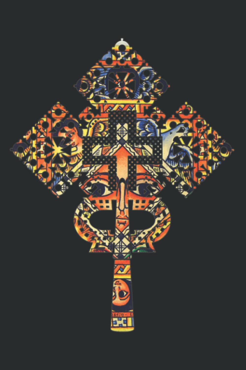 Ethiopian Christian Art Christ in Glory Ethiopian Cross Art: Prayer Journal Notebook, Devotional & Guided Faith Journal, 6" x 9", 120 Pages
