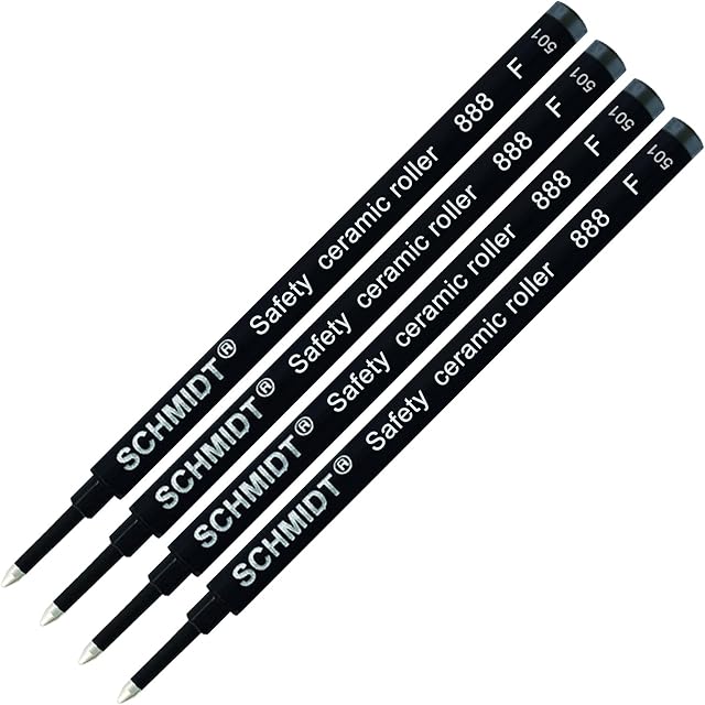 Schmidt - Black 888 Rollerball Refill - Fine Tip