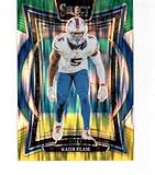 2024 Select Green and Yellow Prizm Shock #8 Kaiir Elam Concourse Buffalo
