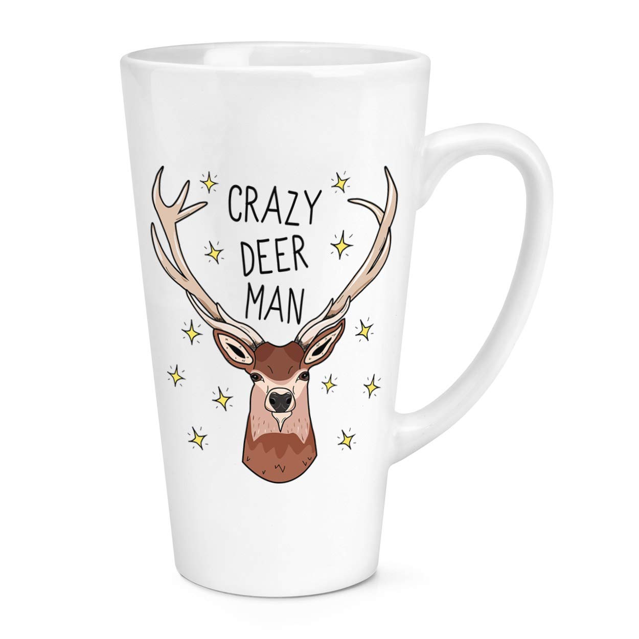 Beware Crazy Table Tennis Man 17oz Large Latte Mug Cup Ping Pong