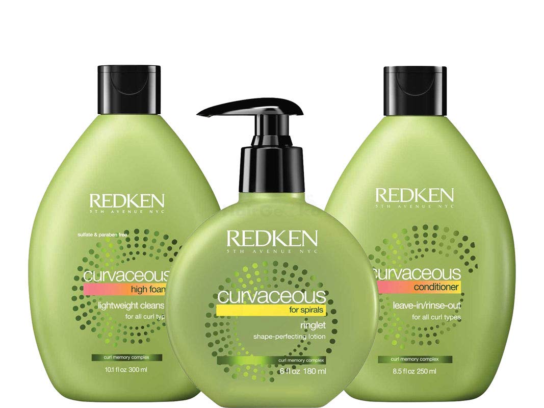 Redken Curvaceous Set Shampoo 300ml + Conditioner 250ml + Ringlet