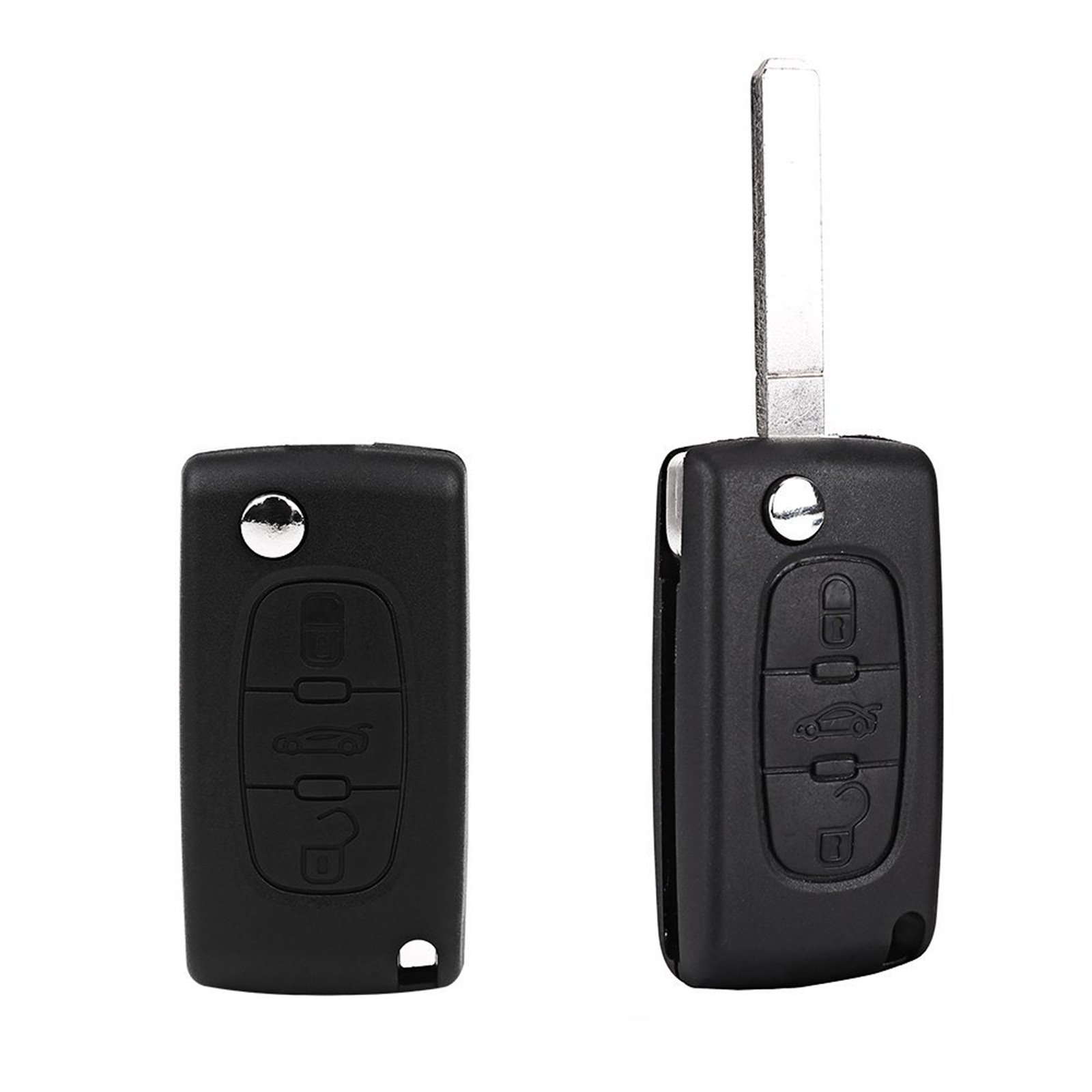 Remotefobcentre A32 Replacement 3 Button Flip Key Fob Case