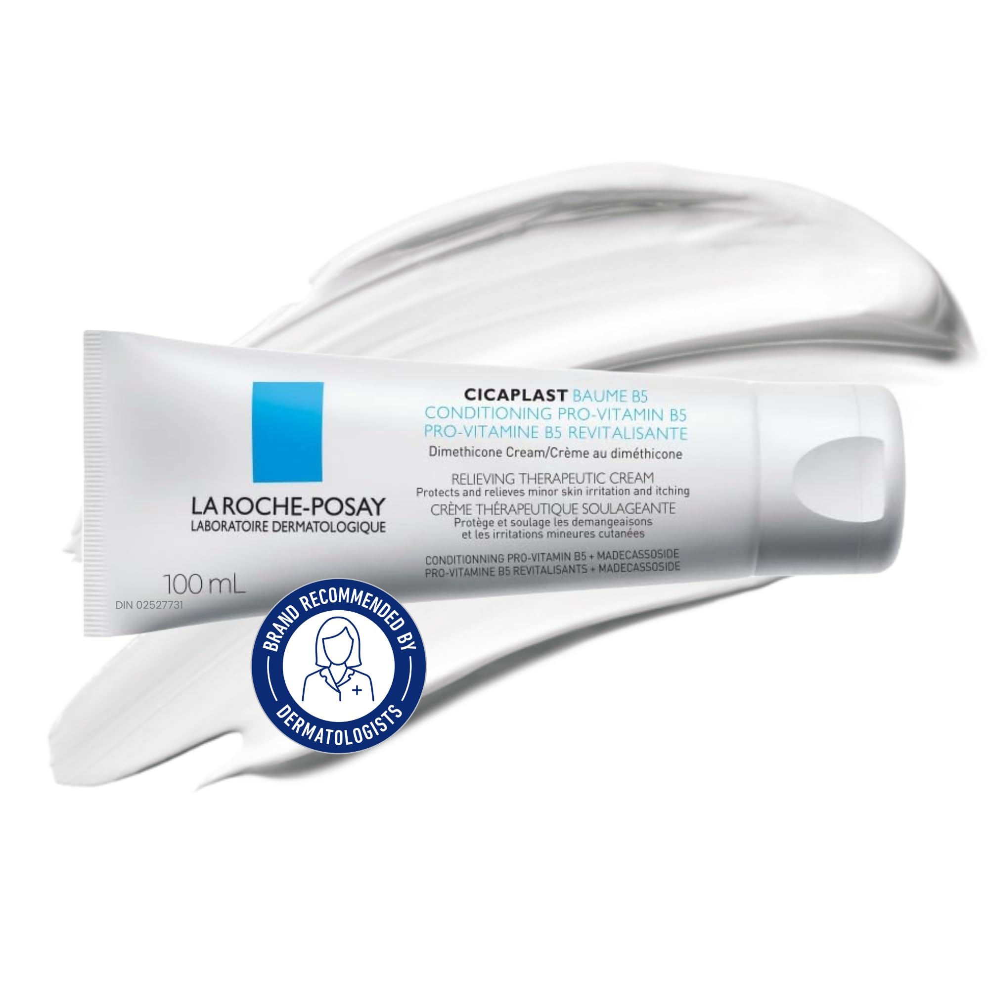 La Roche Posay Cicaplast Baume B5, Multi-Purpose Soothing Balm for Dry Skin, Absorbs Quickly, Non-Sticky, Glassy Skin Finish, for Face or Body, Suitable for the Whole Family, Fragrance Free - 2