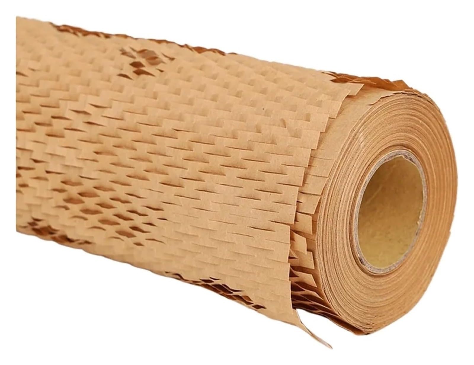 Honeycomb Packing Paper Roll, Honeycomb Packaging Kraft Paper Roll, Brown, 30-50cm x 3-20m(Brown 38cm X 20m)