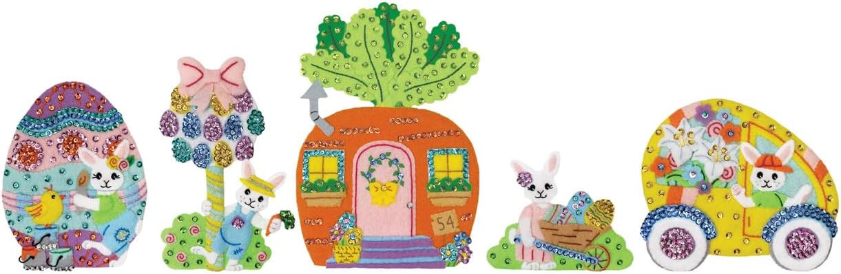 MerryStockings The Mantel Series Spring Easter Village