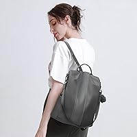 Vista 54 de Mochila impermeable liviana de nailon antirrobo para mujer, Caqui, M