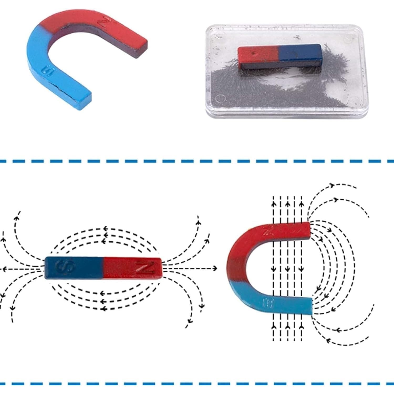Scatola Completa for esperimenti elettrici - Set Completo di Attrezzature didattiche for elettromagnetismo di Fisica