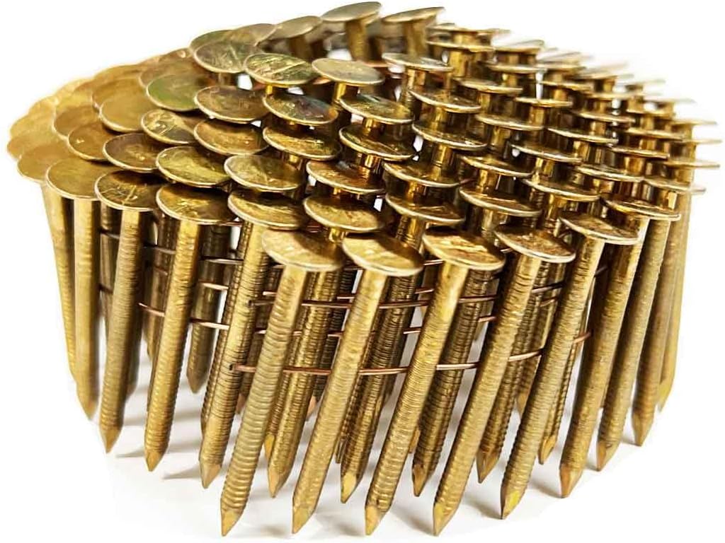 1-1/2" Ring GALV Coil Roofing Nails 7,200ct