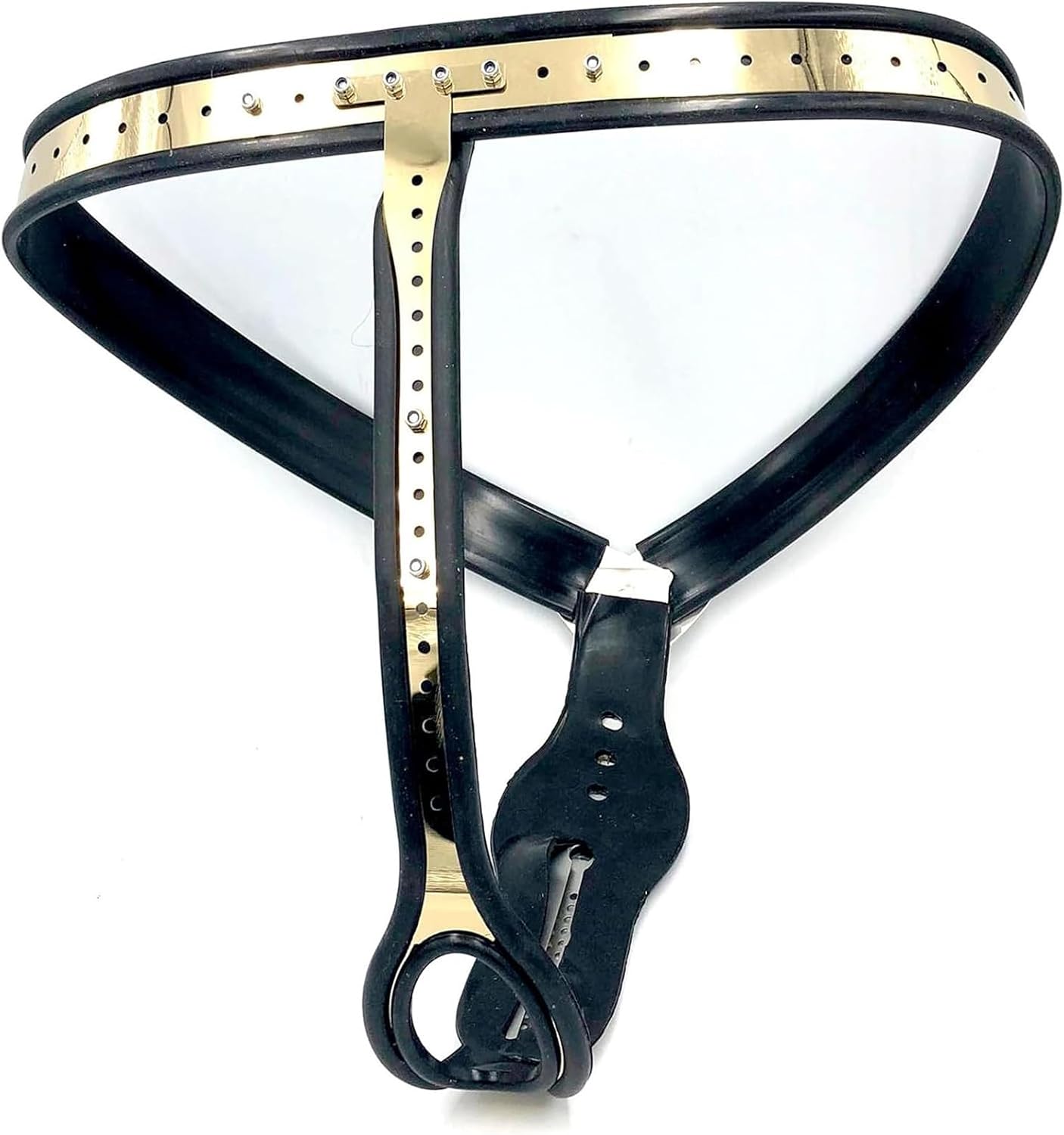 Stainless Steel Chastity Belt for Women with Vaginal Plug and Anal Plug, BDSM Bondage Chastity Belt, Invisible Underwear Fetish Slave Chastity Device, Sex Toy for Couples