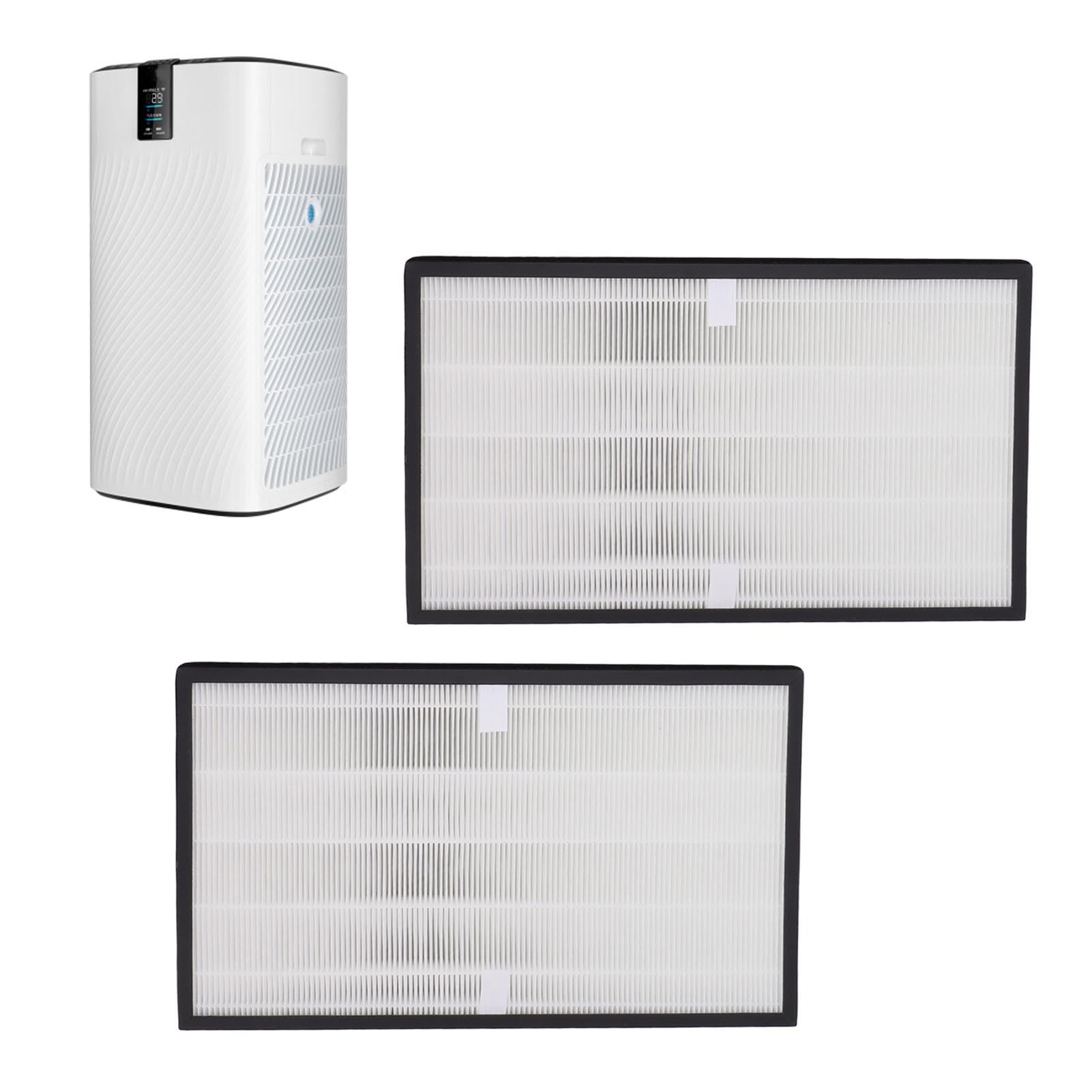 Tnfeeon 2 Filtros de Repuesto para Purificadores de Aire Midea KJ700G H32 720G H31 - Alto Rendimiento, Filtración de Aire Eficaz, Reduce el Olor, Fácil Instalación, Mantenimiento Regular