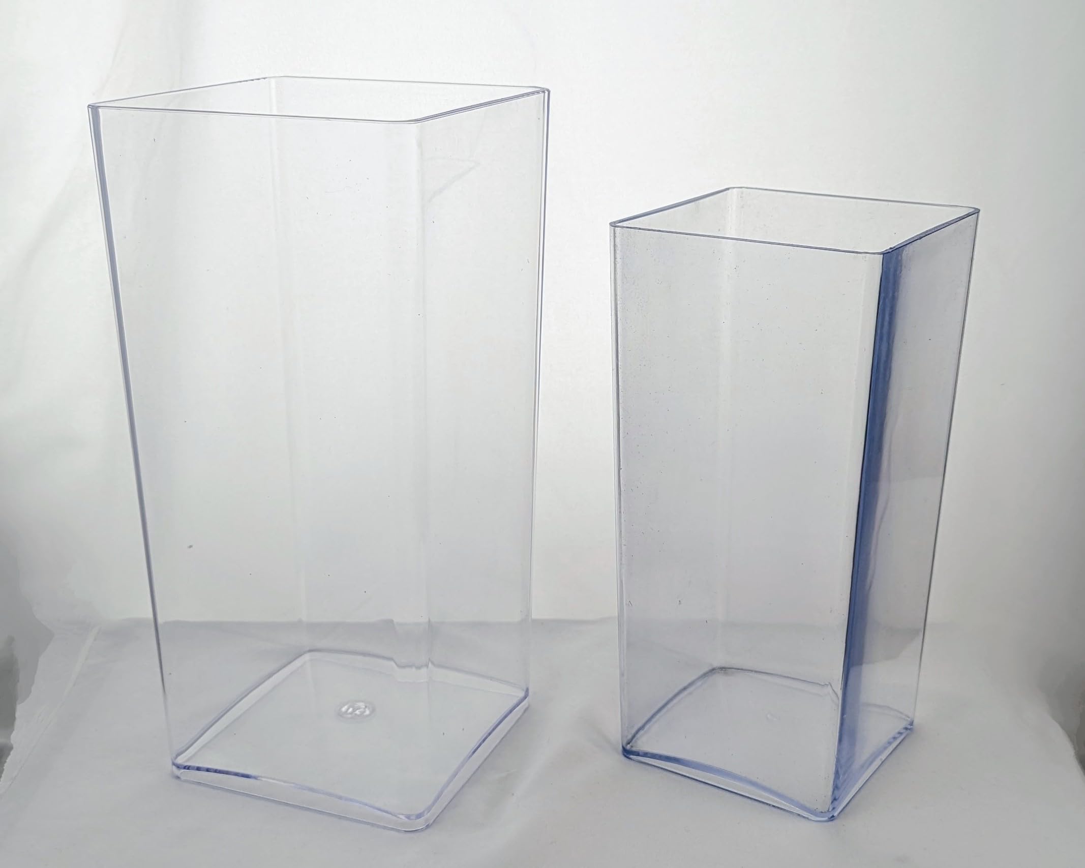 Bountiful Harvest 14.5Cm X 30Cm Cube Acrylic Cube Vases - 10Cm, 15Cm, And 18Cm - Vases For Flowers, Candles, And Succulents - Modern And Stylish. (1 Vase, )