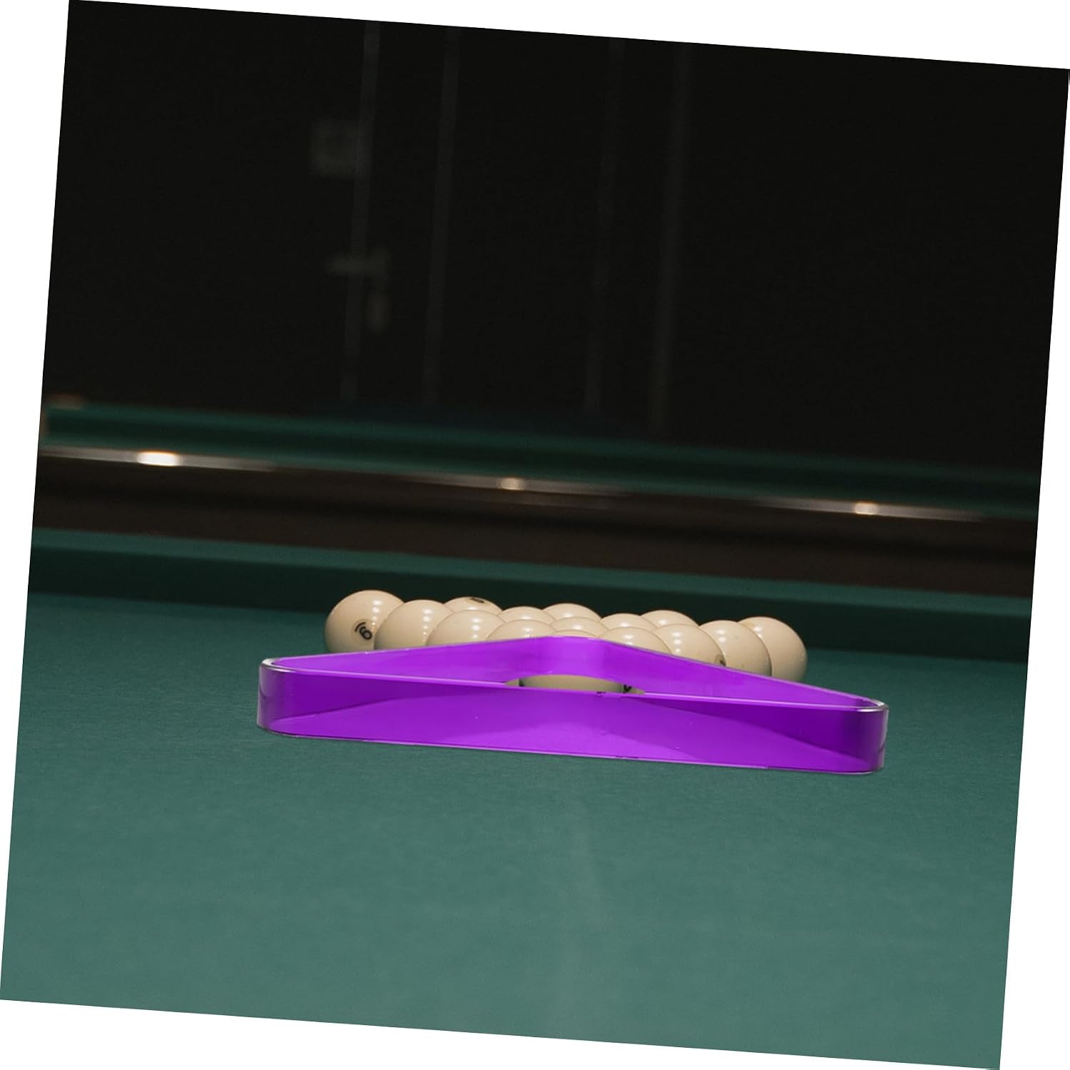 Billiard Triangle Rack Pool Table Ball Holder Mini Tabletop Billiards Accessory for Home and Club Use Stable Frame for Professional and Amateur Games
