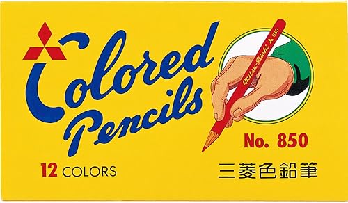 Miniatura 1 de Mitsubishi Lápices No.850 Lápices de colores, 12 colores K85012C.2