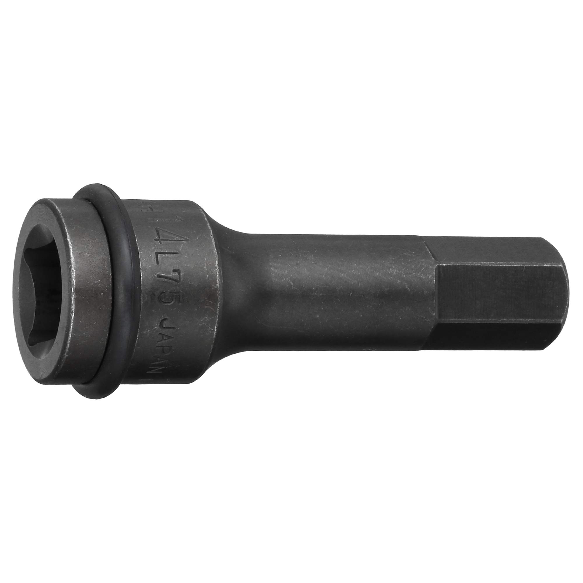 Tone 4AH-14L75 Semi-Long Hexagon Socket for Impact, 1/2 inch (12.7 mm) Insertion Angle 0.5 inch (14 mm)
