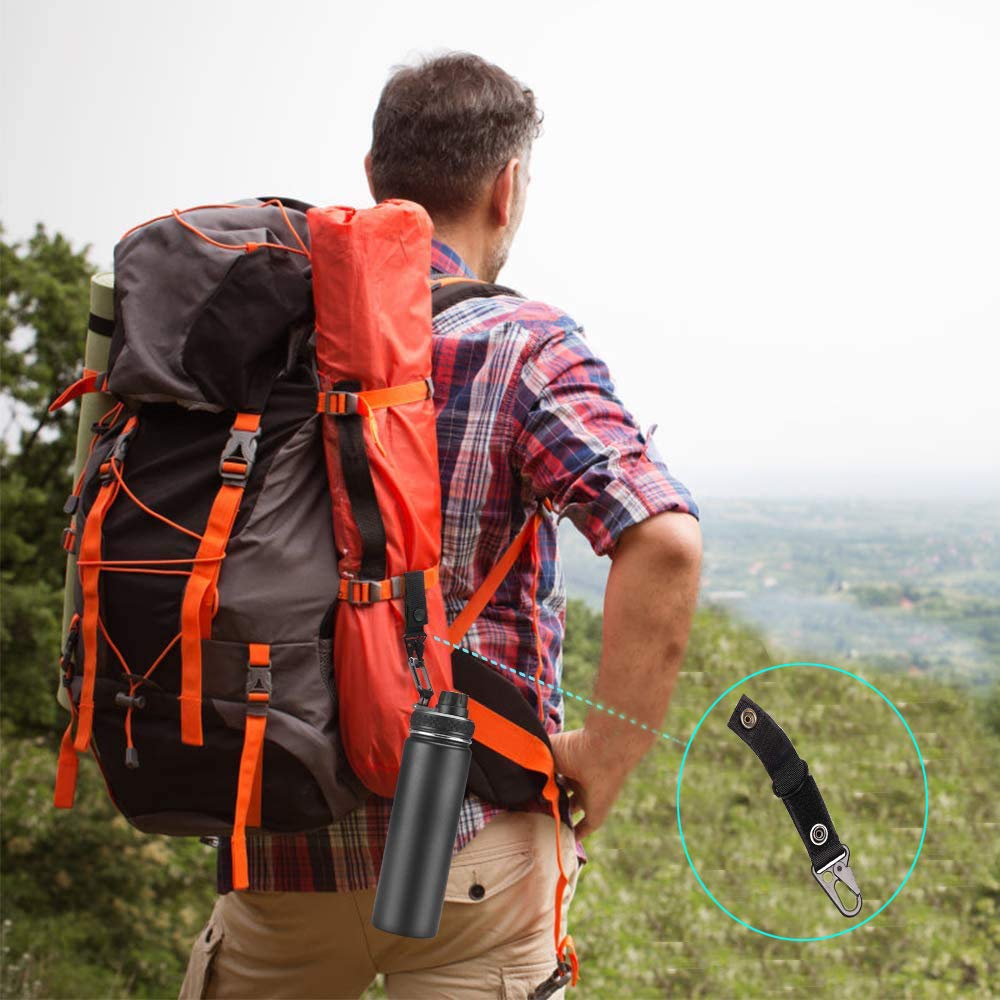 4 Piezas Accesorios Cinturón Táctico con 2 Piezas Mosquetón Táctico, Mosquetones Multifuncional Cinturón Táctico, para Deportes al Aire Libre, Camping y Senderismo