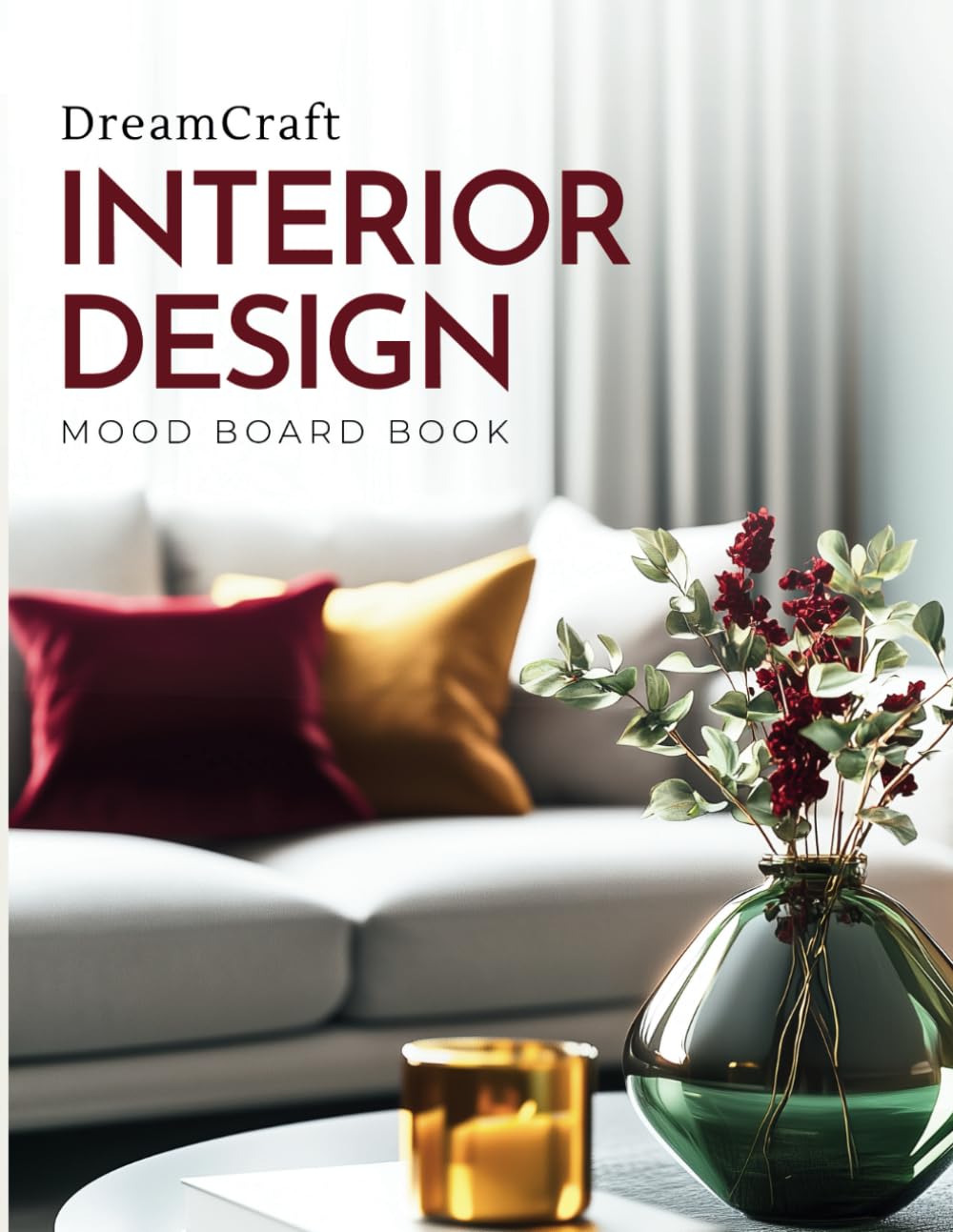 2025 DreamCraft Interior Design Mood Board Book: Create Your Dream Home with 600+ Images, Styles, and Vision Board Supplies for Every Interior Design Mood (2025 Vision Board Clip Art Book Collection)