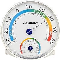 Uten 2 az 1-ben Hőmérő Páratartalom Mérő Analóg Beltéri Kültéri 1