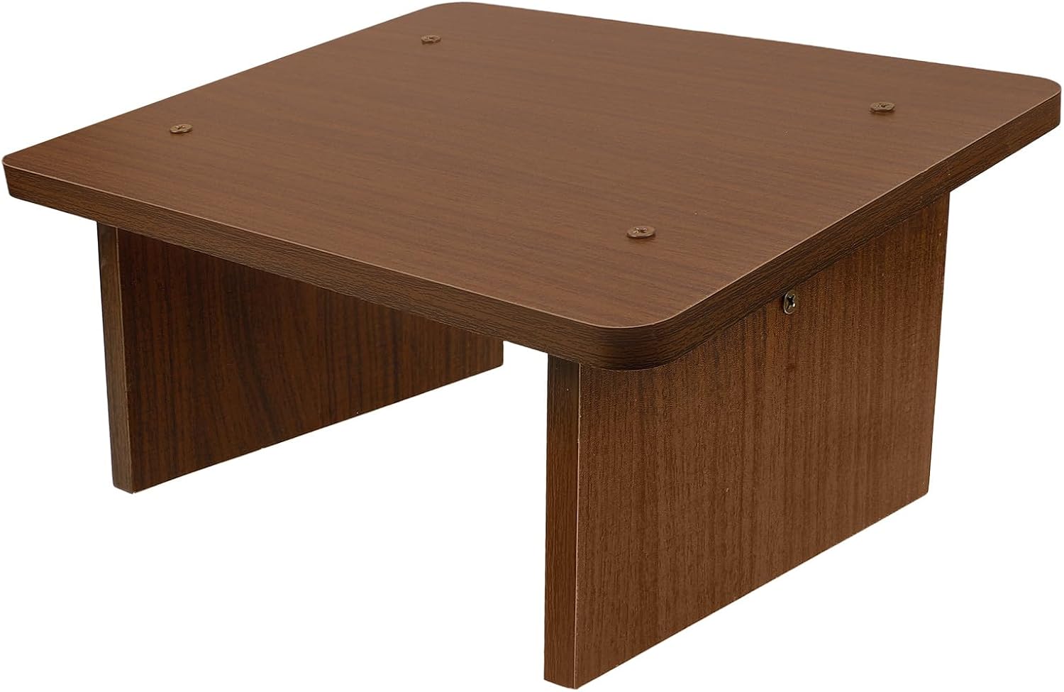 Wood Foot Stool Footrest Small Non-Skid Raised Footrest for Office Under Desk Feet Stand for Home and Work