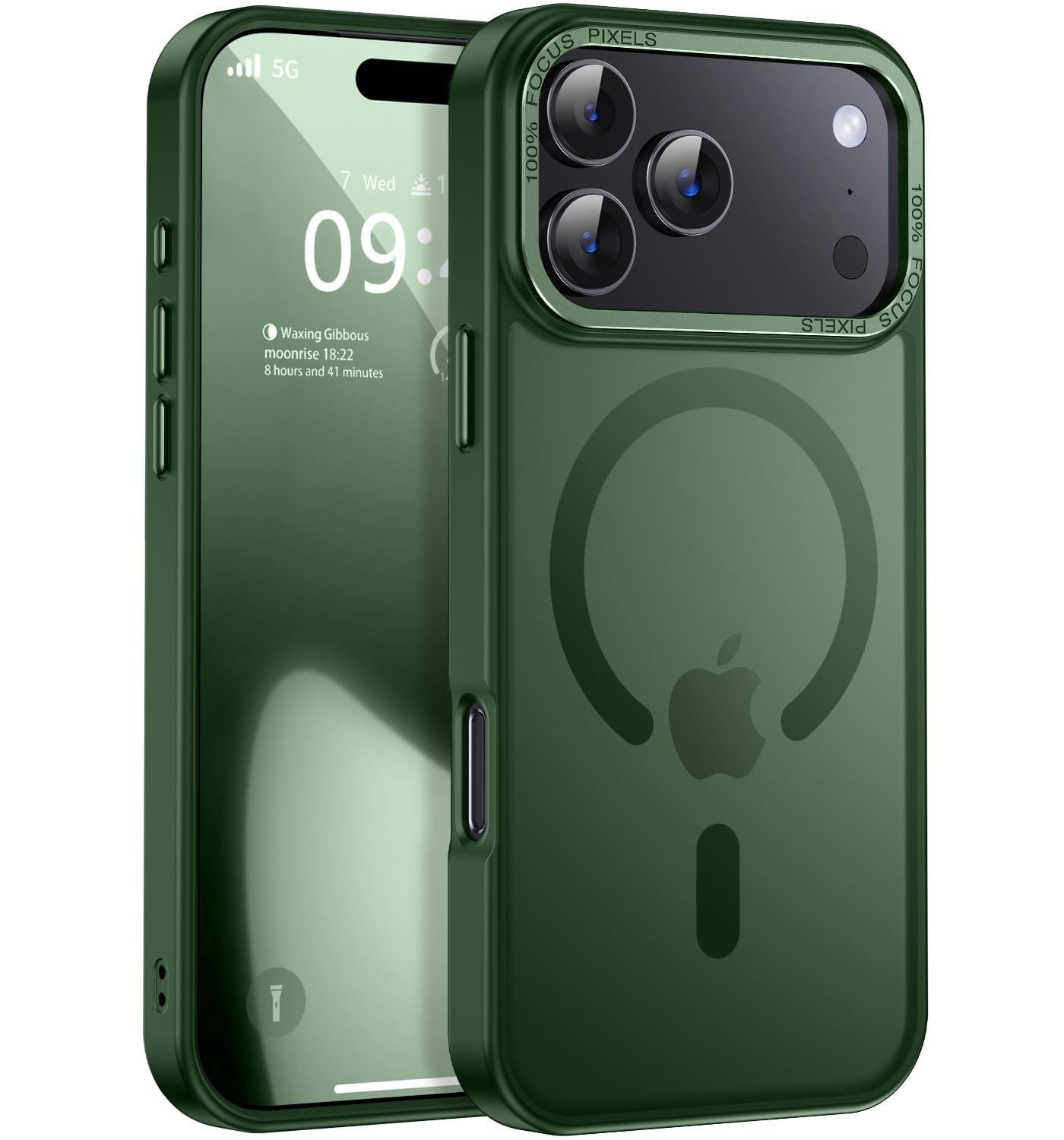 Newfuture Strong Magnetic Compatible with iPhone 17 Pro Case [13 FT Military Drop Protection] [Compatible with Magsafe] Slim Translucent Matte Shockproof with Anti-Fingerprint Phone Case, Tender Pink — view 190