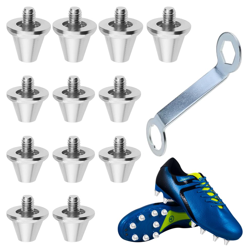 12 Pezzi Tacchetti Ferro Compatibili con Nike, Tacchetti Ferro Calcio per Nike, Tacchetti Plastica Calcio per Nike, Tacchetti Di Ricambio con Nike