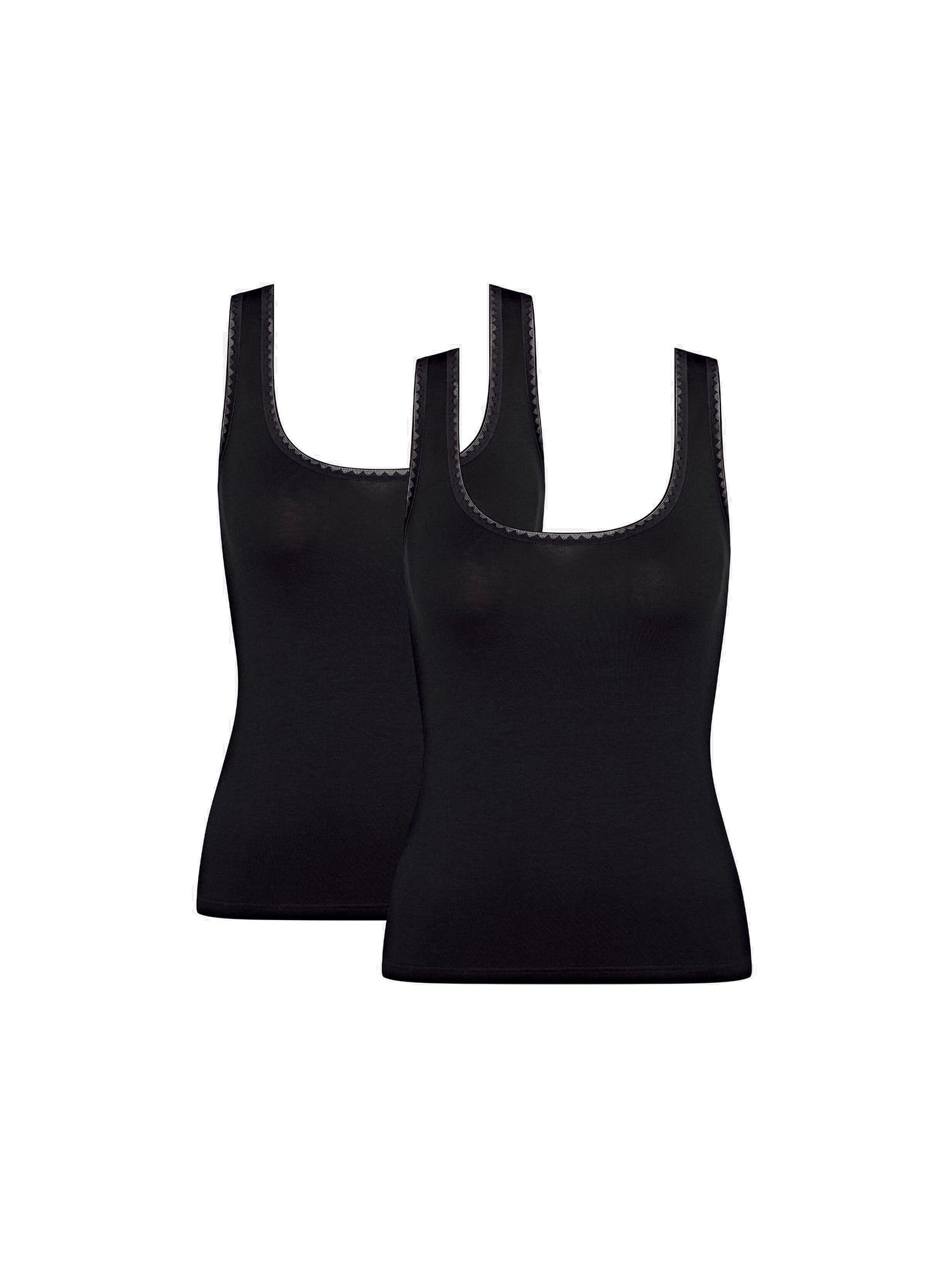 Sloggi Women's Black Go Tank Top C2p,