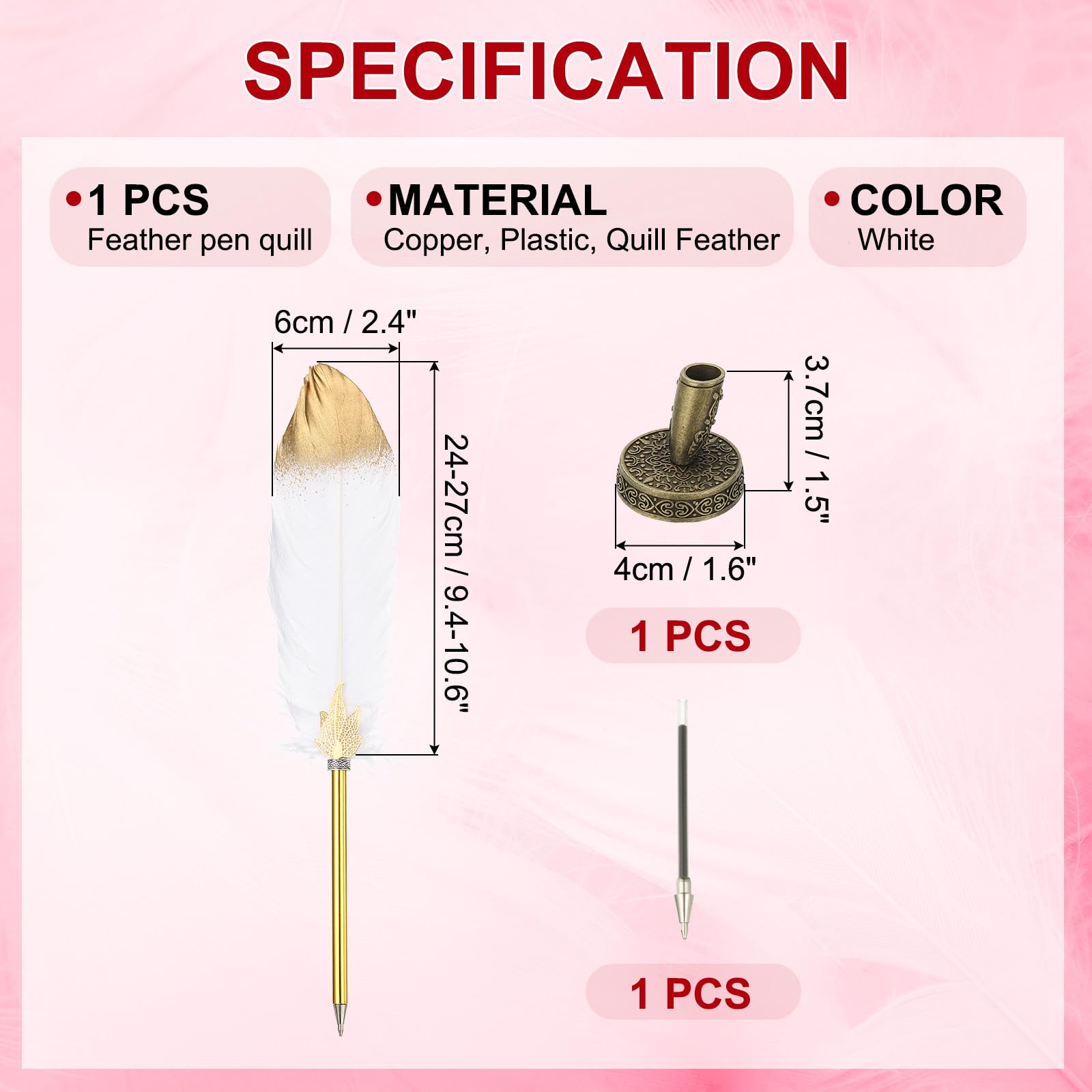 PATIKIL Feather Pen Quill - Image 2