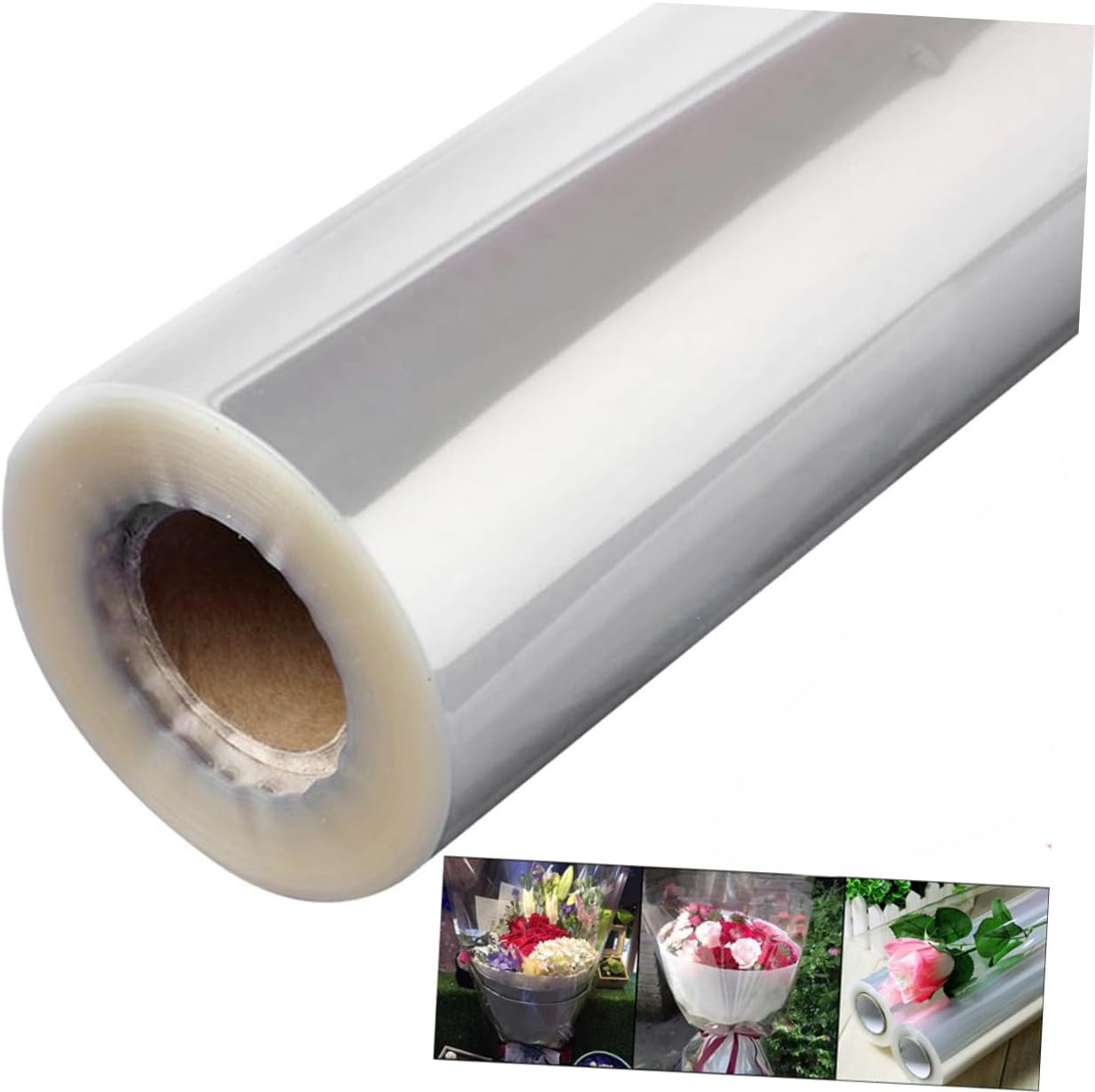 COLLBATH Cellophane Roll for Baskets Classic Wrapping Paper 1 Roll Flower Basket Wrapping