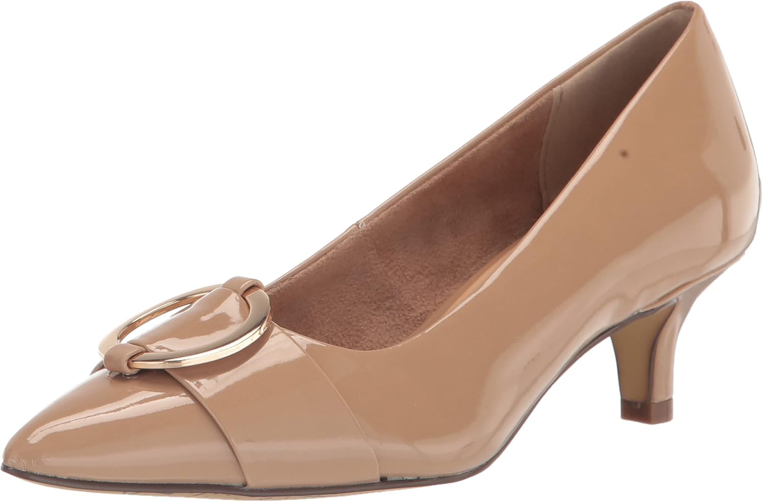 Bella Vita Women's Nic Pump, Nude Patent, 12 X-Wide