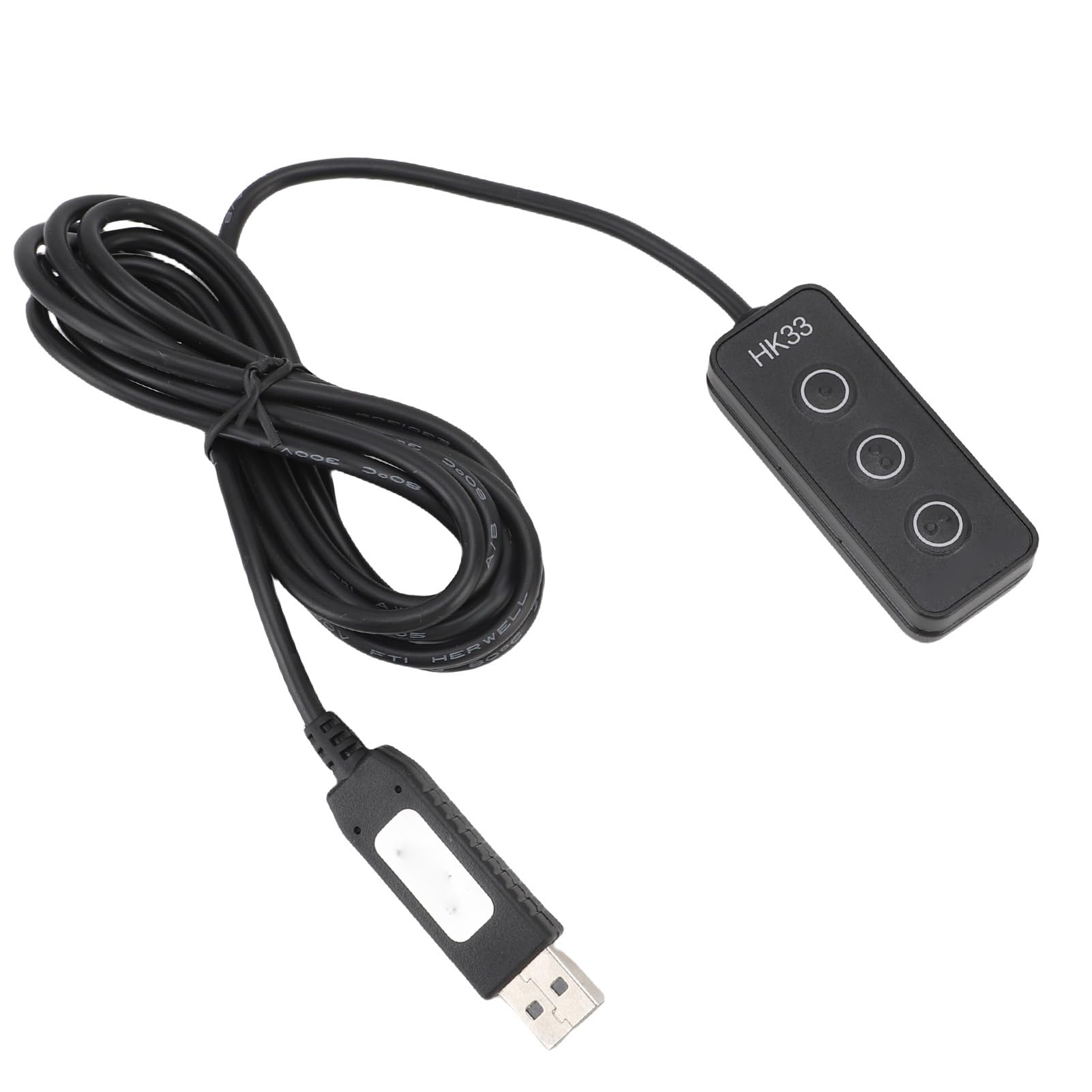 Aramox Clavier Macro USB à 3 Touches, Braille et Magnétique (Black)