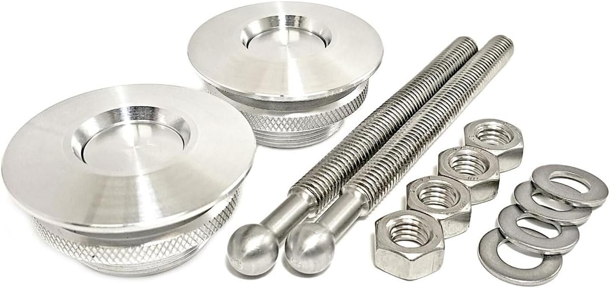 QL-38-LP Quik-Latch Hood Pin Kit (Machined Aluminum)