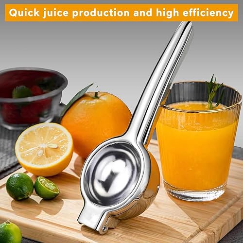 Miniatura 4 de Exprimidor de limón Manual de mano - Exprimidor de jugo de mano de lima Exprimidores de limón Prensa de cítricos Exprimidor Exprimidor