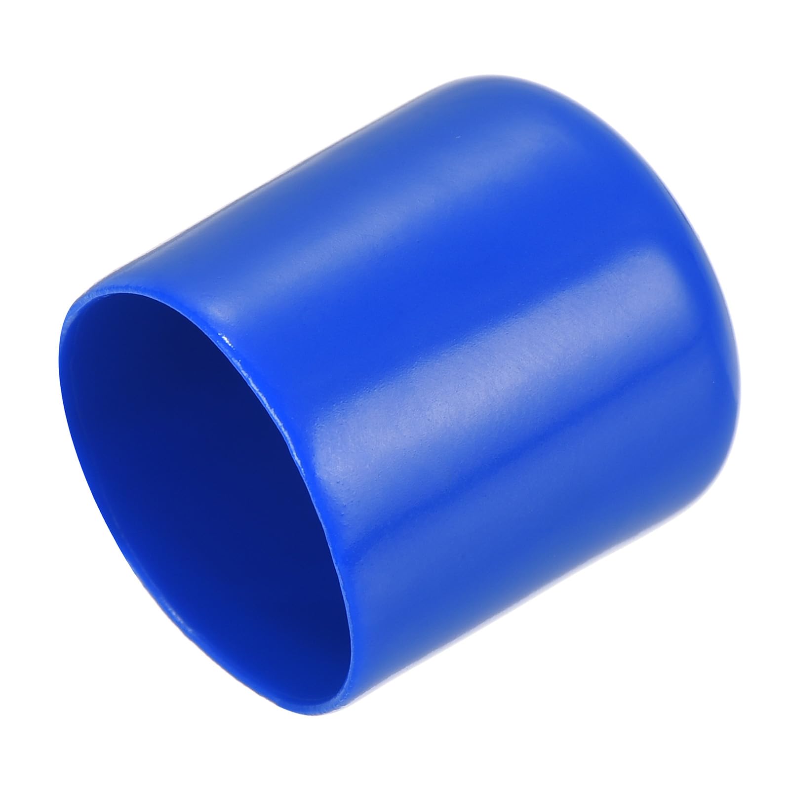 uxcell 20pcs Rubber End Caps 23mm ID Vinyl Round Tube Bolt Cap Cover Screw Thread Protectors Blue