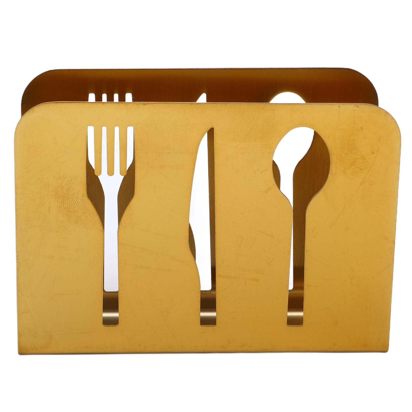 Portatovaglioli, Dispenser Portatovaglioli in Acciaio Inossidabile, Organizzatore Verticale per Fazzoletti 90 X 120 X 37 Mm con Base Stabile per Tavolo da Pranzo Ufficio Ristorante Bar (#2)