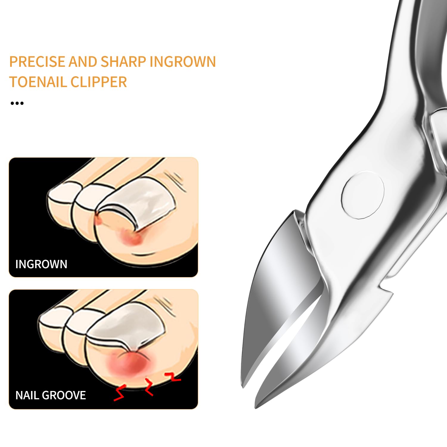 Set di manicure per la cura del chiodo di precisione Kit di pedicure Tagliaunghie in acciaio inossidabile Strumenti per la cura personale con custodia in pelle PU