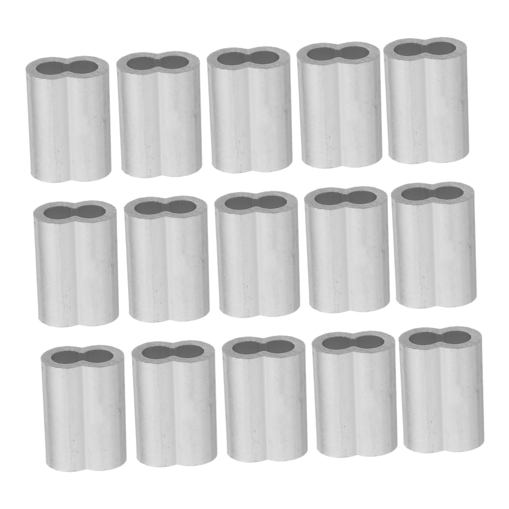 PRETYZOOM 1000 Pezzi Manicotti in Alluminio per Cavo e Fune Manicotti Crimpare Resistenti e Leggeri per Sicure Funi Metalliche