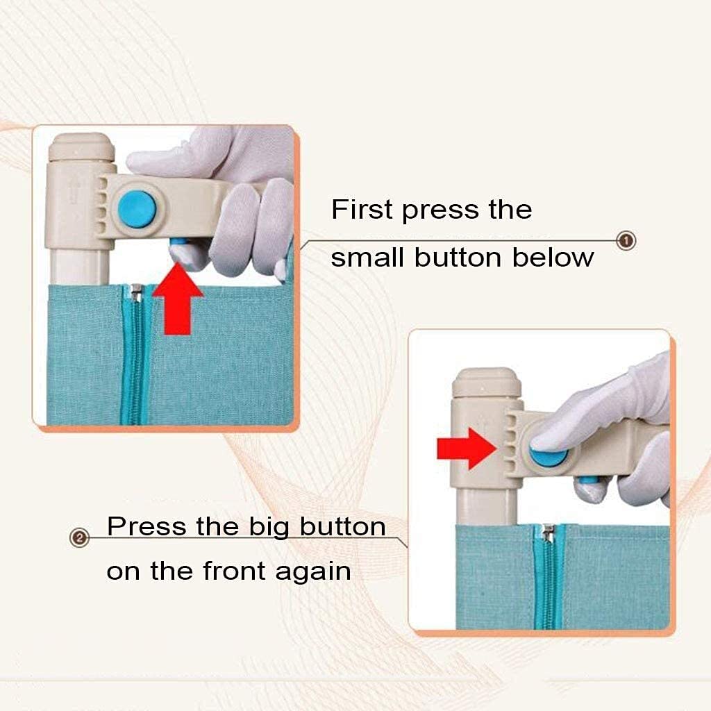 Riel de Cama para corralito de bebé para niños pequeños Barandilla de Cuna Barandilla de Seguridad de Cama con elevación Vertical Valla de Seguridad para Dormir Seguro Riel de Cuna