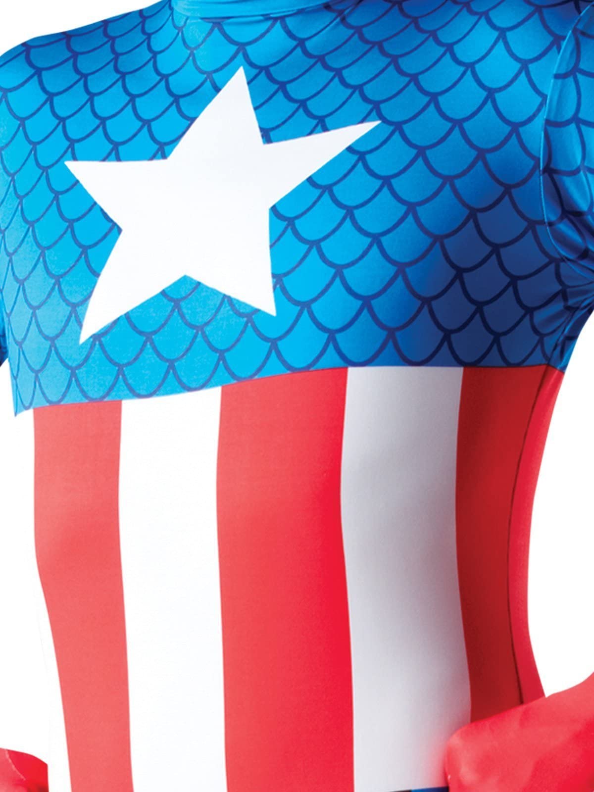 Aptafêtes - CS927536/L - Déguisement - Seconde Peau Captain America - Taille L
