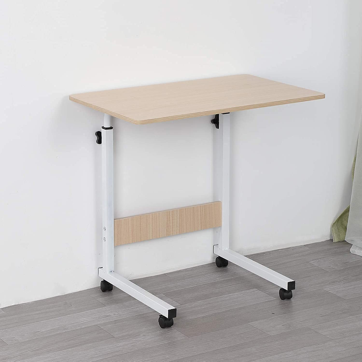 Buy JULEX Mobile Laptop Desk Adjustable Height Computer Wood Table