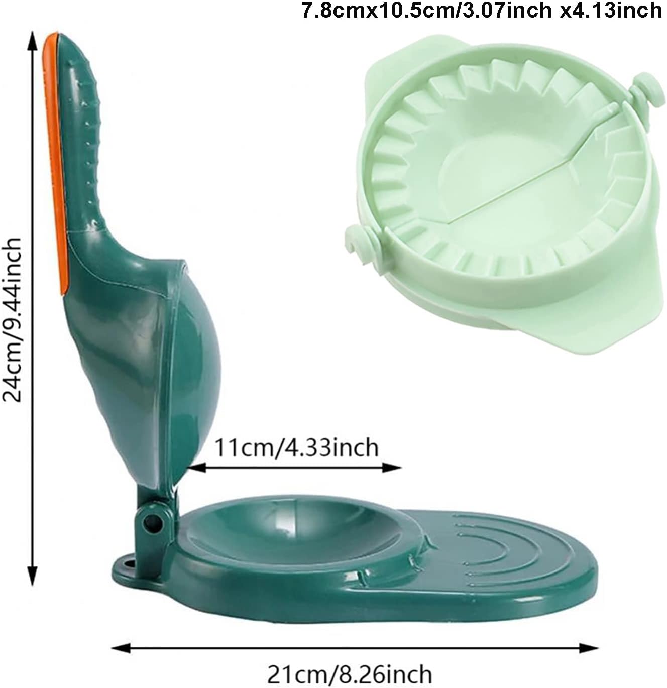 Dough Presser Dumpling Skin Maker with 3Pcs Dumpling Press Molds