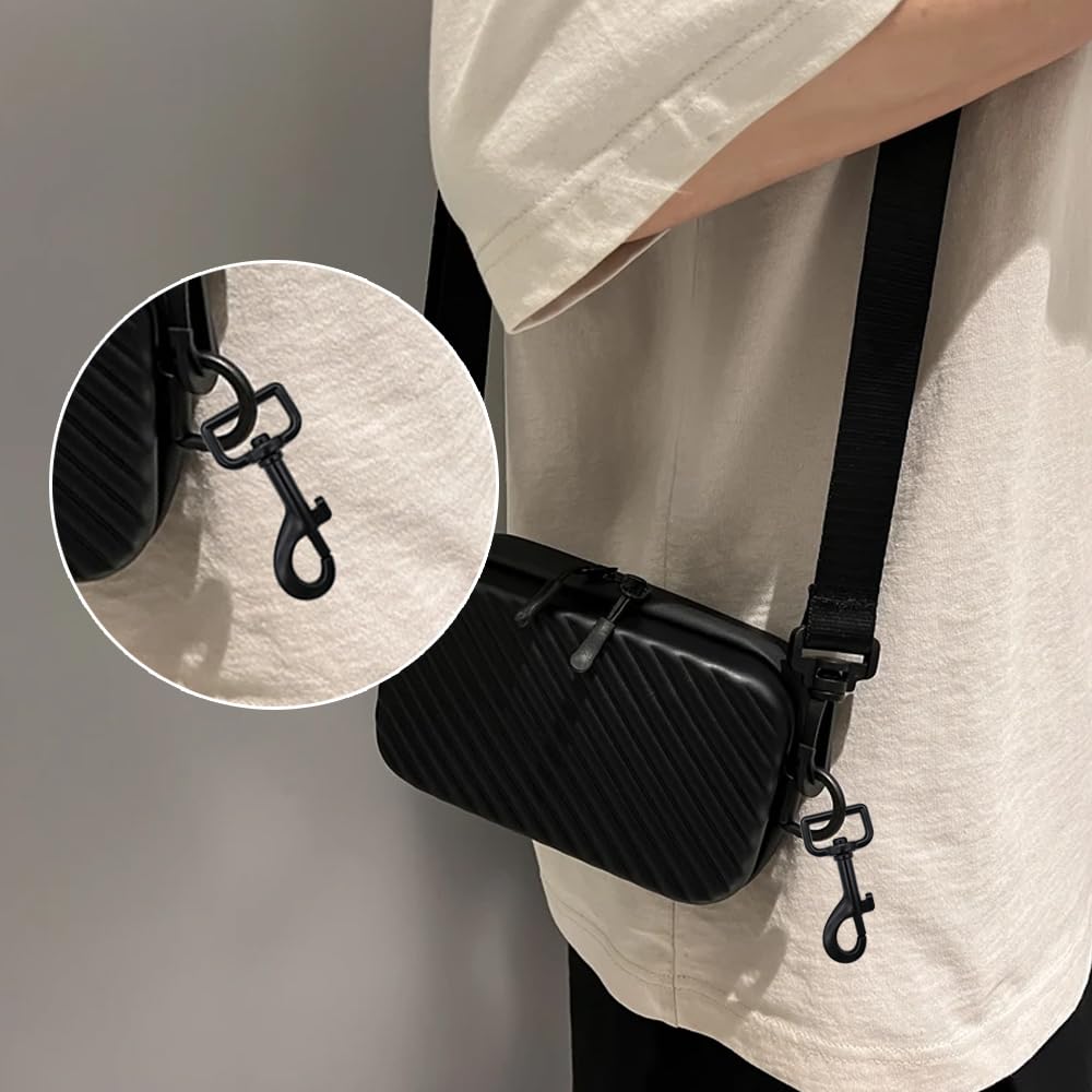 Set 5 Moschettoni Girevoli In Acciaio - Gancio Con Occhiello Rotante Per Animali, Chiavi E Altro - Foto 2