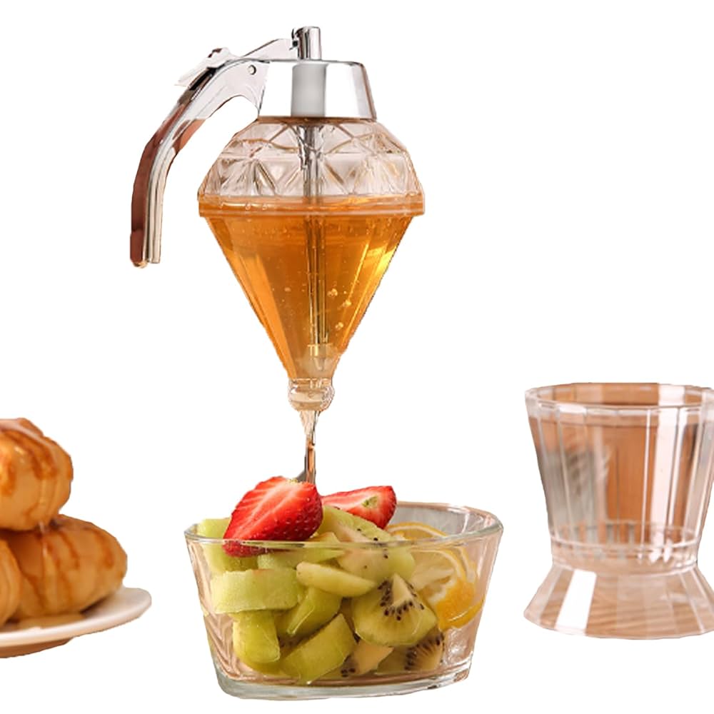 Amazon.co.jp: ハニーディスペンサー 液だれしない、シロップ