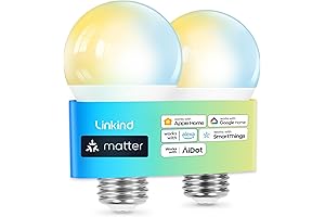 K Dot Like That with Linkind Matter Smart Bulb 2-Pack