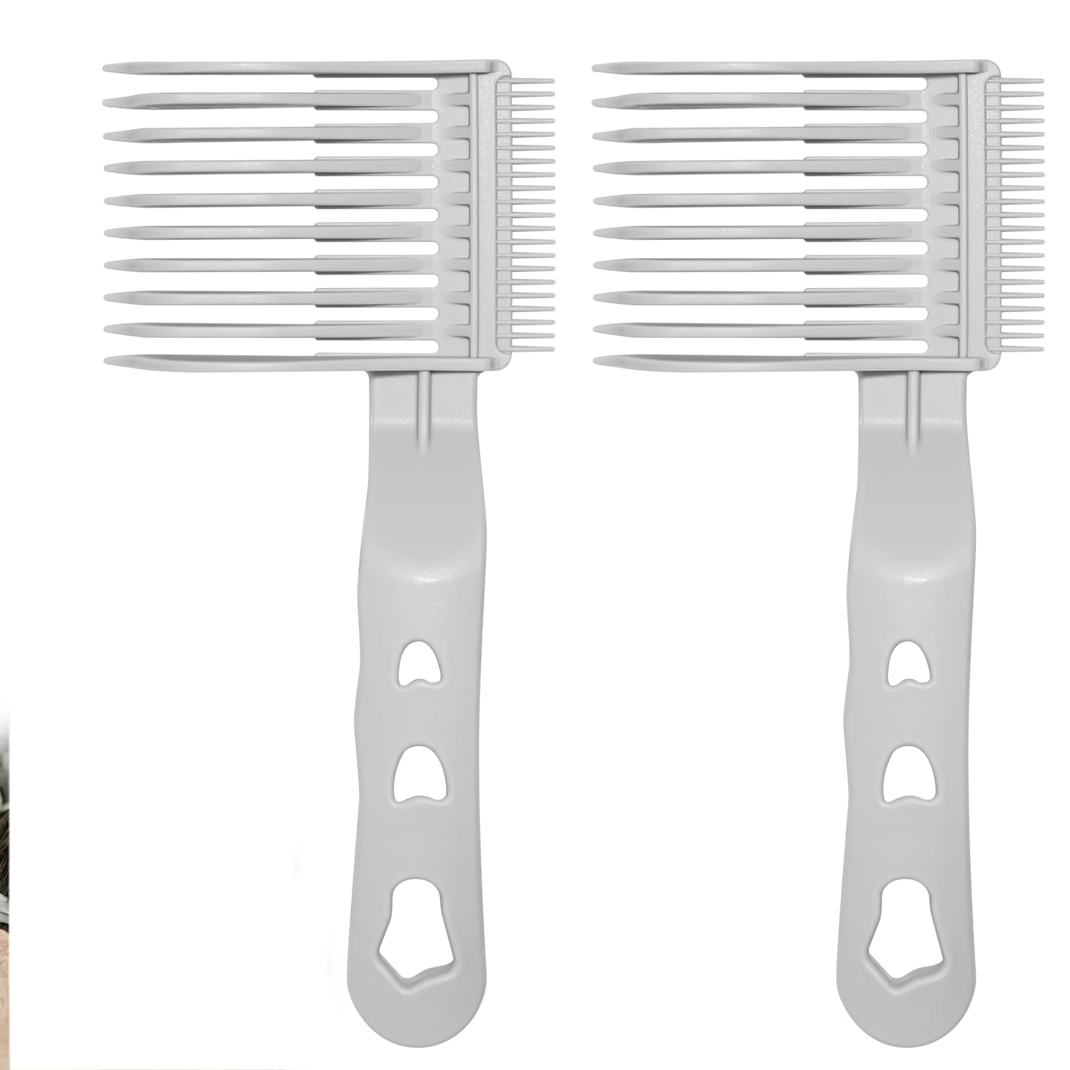 2Pack Blend Friend Fade Comb,Professional Barber Comb for Men Haircut Hair Fade Tool For Home,Salon or Professional Use.(2PCS)