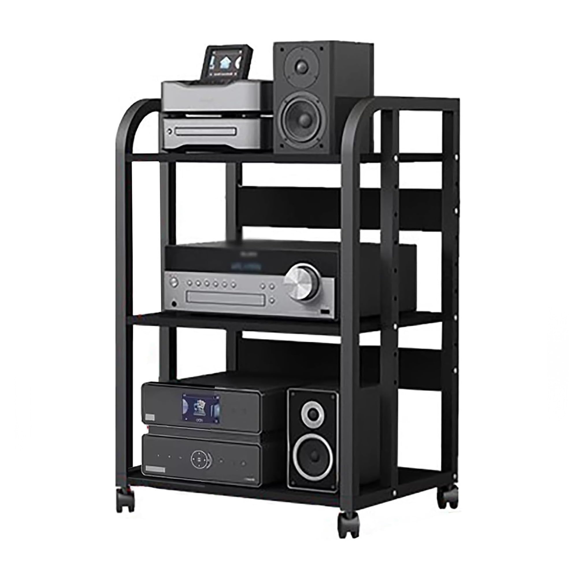 AV nd HiFi Rack - Estante portátil para video para el hogar y la oficina, consola Multima Sto Solut, 50 x 40 cm, ideal para Equint ovisual