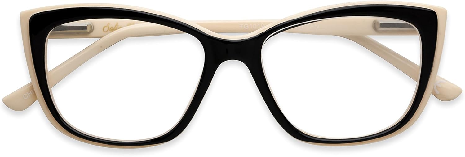 Foster Grant womens Gloria Blue Light Multi Focus™ Reading Glasses Square Reading Glasses - Image 5