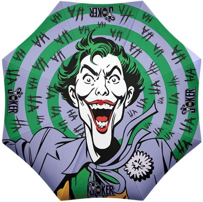 DC Comic The Joker (Hahaha) Umbrella,Multi-coloured,25 x 6 cm