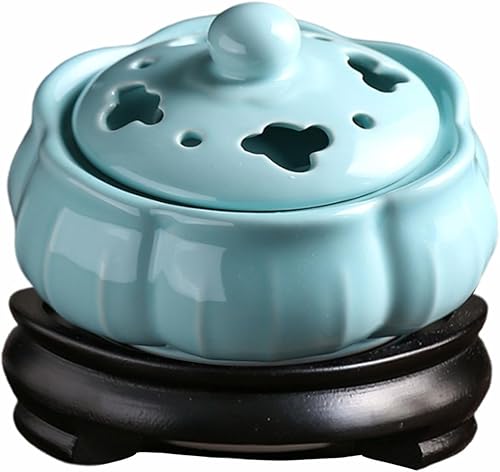 Quemador eléctrico de resina con temporizador, quemador de incienso de cerámica, incienso de 110 V para porche, patio, jardín, oficina, yoga, sala