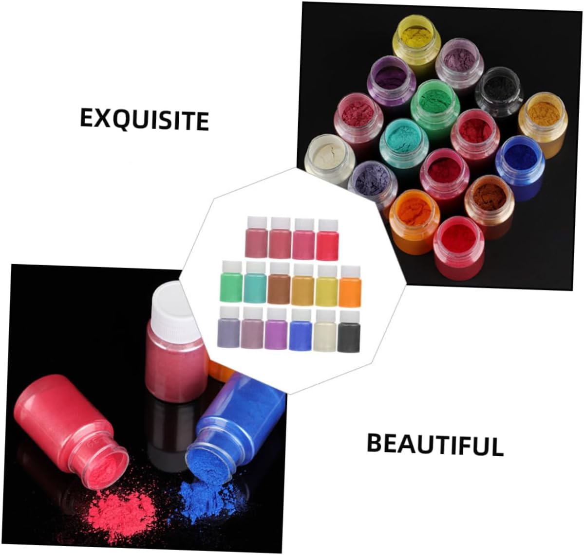 Color Mica Powder for Nail Art Soap Making Safe Non-polluting Bath Dye Each for Crafting Epoxy Art and Candle Making