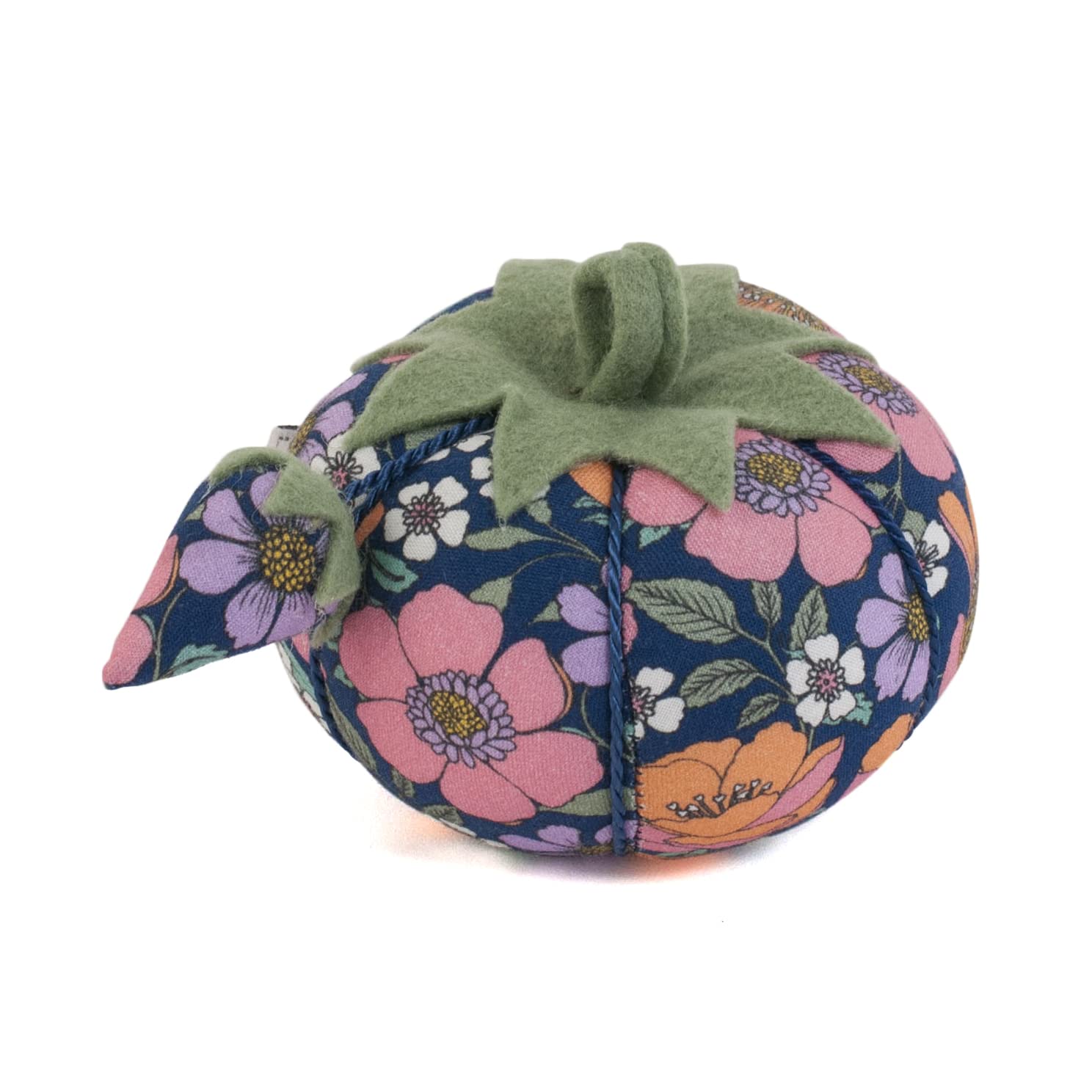 Hobby Gift Novelty Fabric Pincushion - 10.5 x 10.5 x 9cm - Tomato Garden Serenade