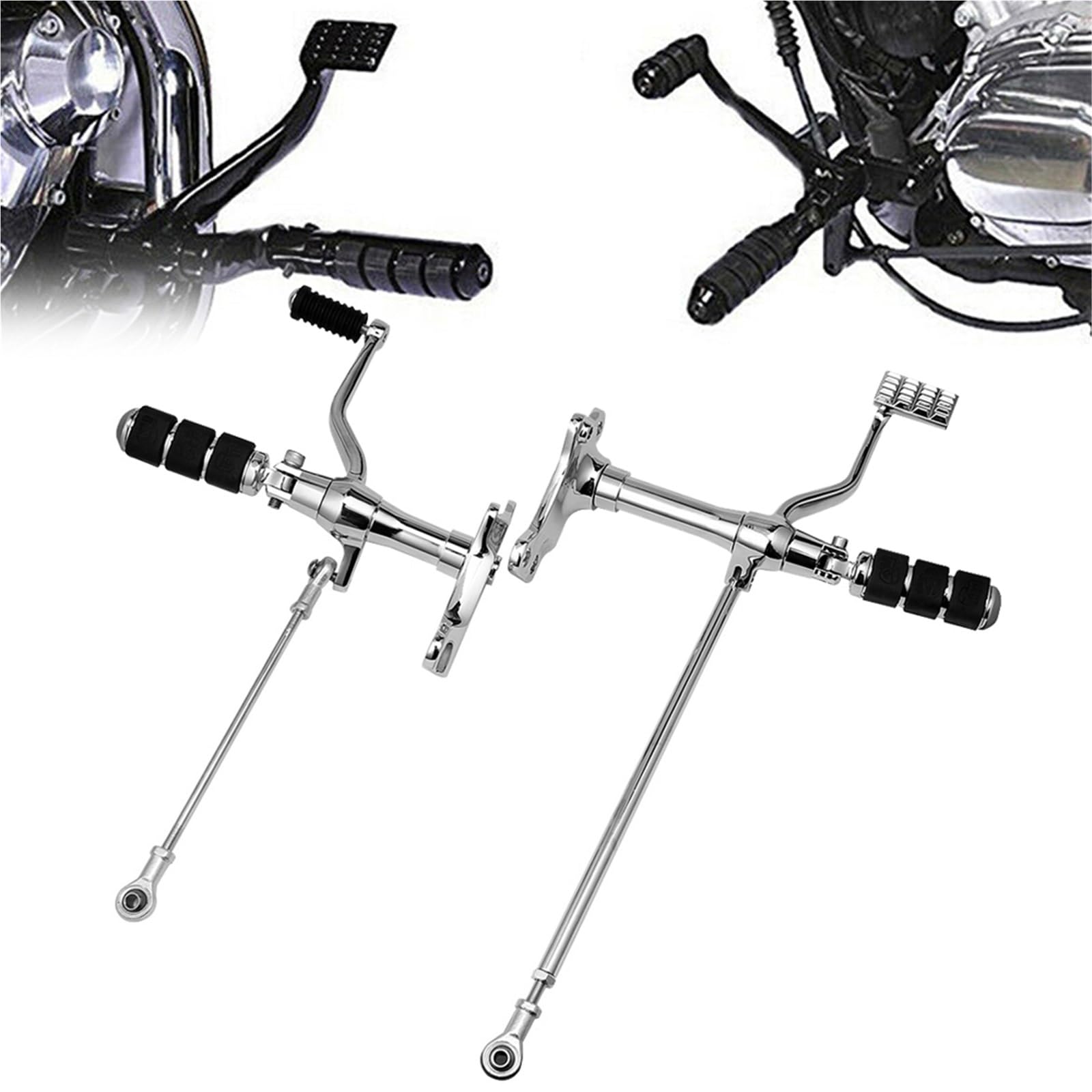 Commande avancée Sportster repose-pieds moto XL1200 XL883 Custom 1993-2021